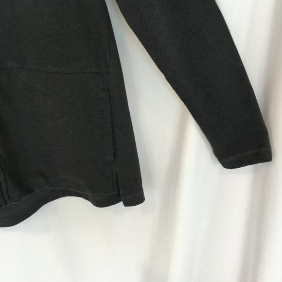 Hurley Hooded Sweatshirt Cotton Pullover Graphic in Charcoal Gray Size XS Beach - Picture 4 of 5